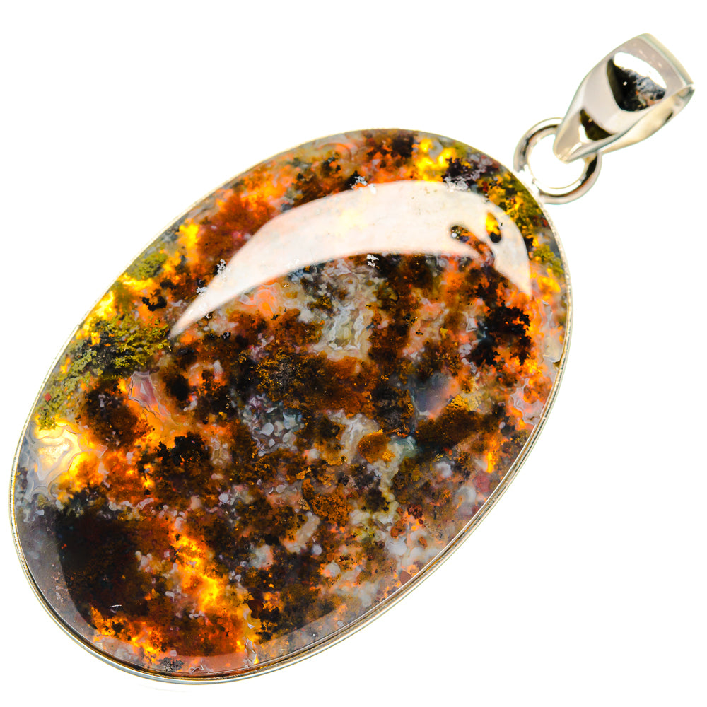 Indonesian Plume Agatge Pendants handcrafted by Anasilvercos - PD22025 - Photo 2