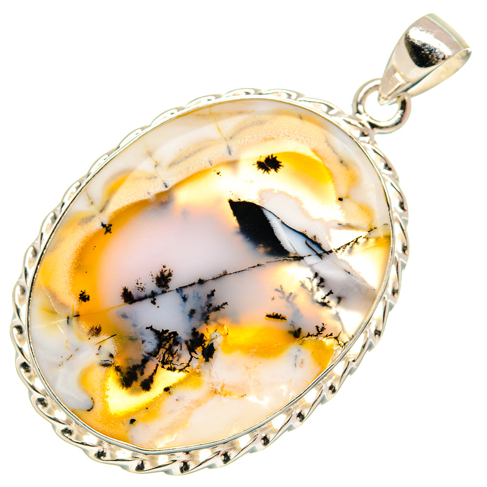 Dendritic Opal Pendants handcrafted by Anasilvercos - PD22026