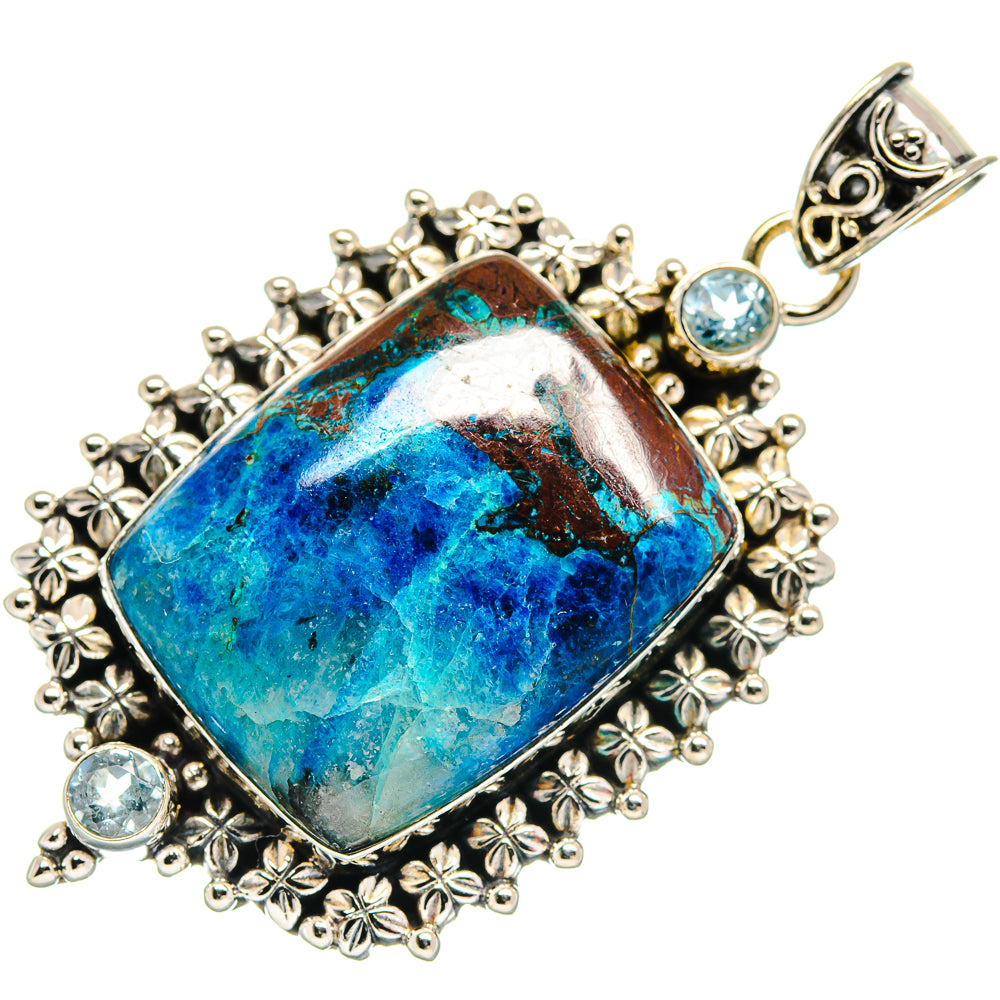 Chrysocolla Pendants handcrafted by Anasilvercos - PD22031