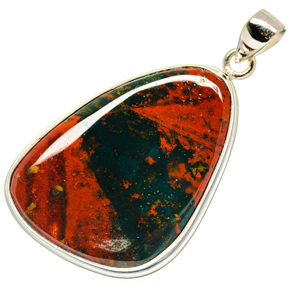 Bloodstone Pendants handcrafted by Anasilvercos - PD22037