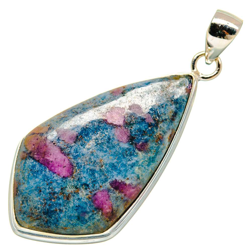 Ruby Fuchsite Pendants handcrafted by Anasilvercos - PD22057