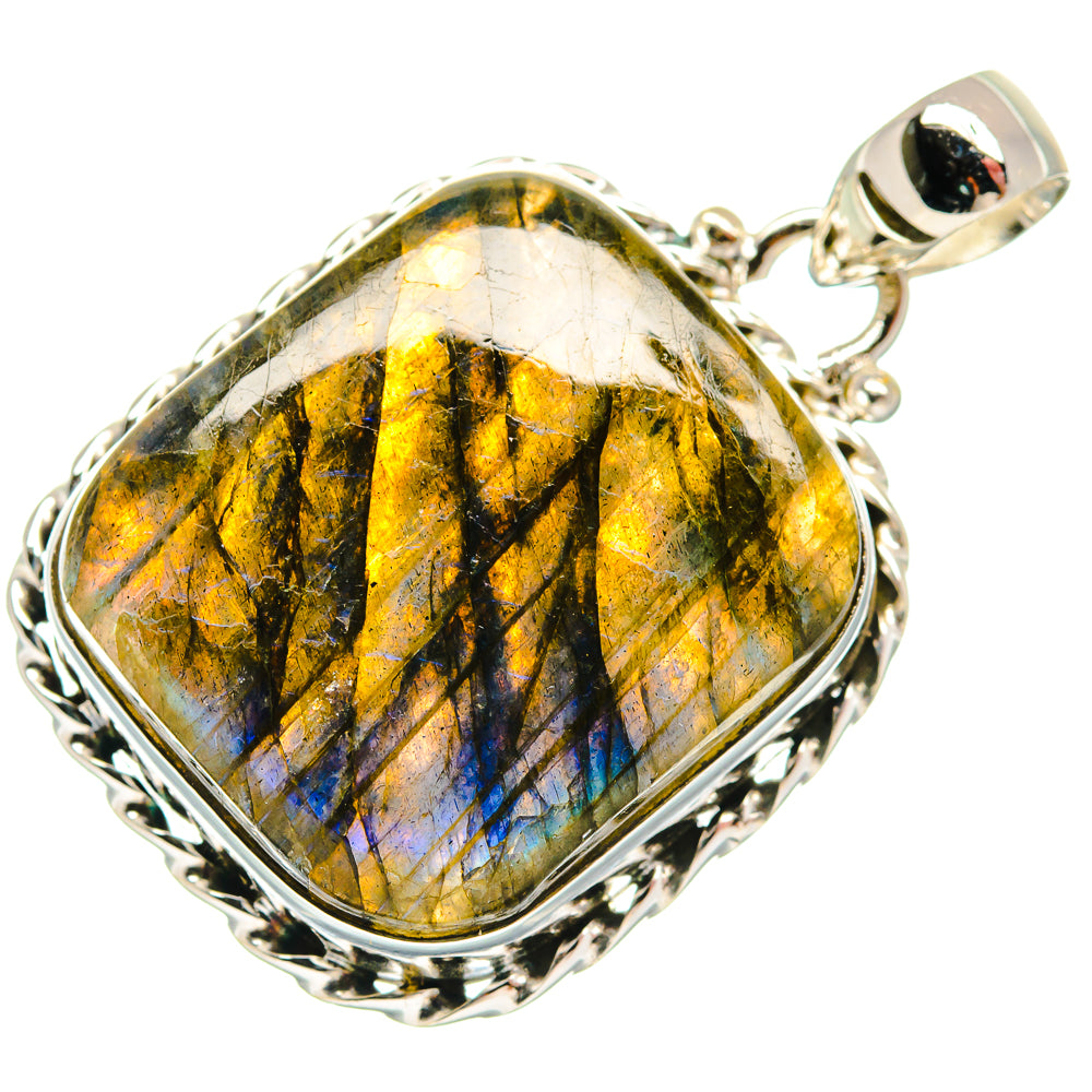 Labradorite Pendants handcrafted by Anasilvercos - PD22066 - Photo 2