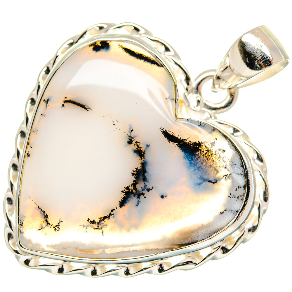 Dendritic Opal Pendants handcrafted by Anasilvercos - PD22070