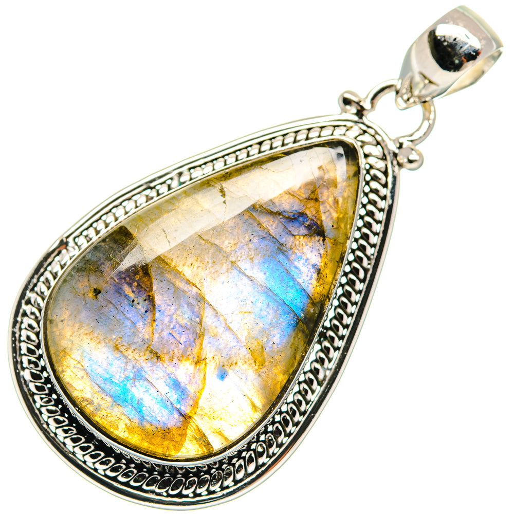 Labradorite Pendants handcrafted by Anasilvercos - PD22072 - Photo 2