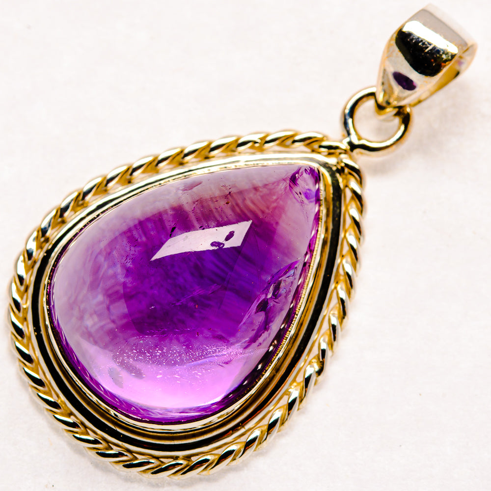 Amethyst Pendants handcrafted by Anasilvercos - PD22080 - Photo 2