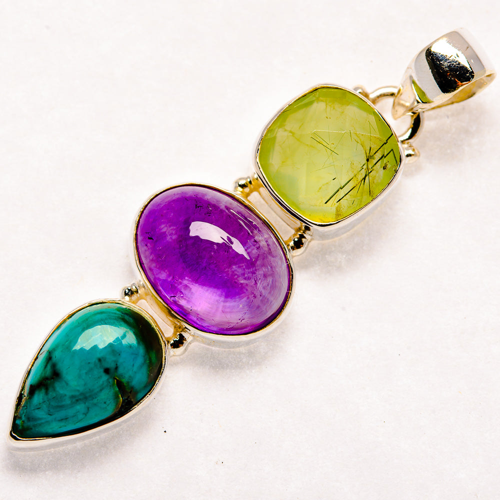 Amethyst Pendants handcrafted by Anasilvercos - PD22087