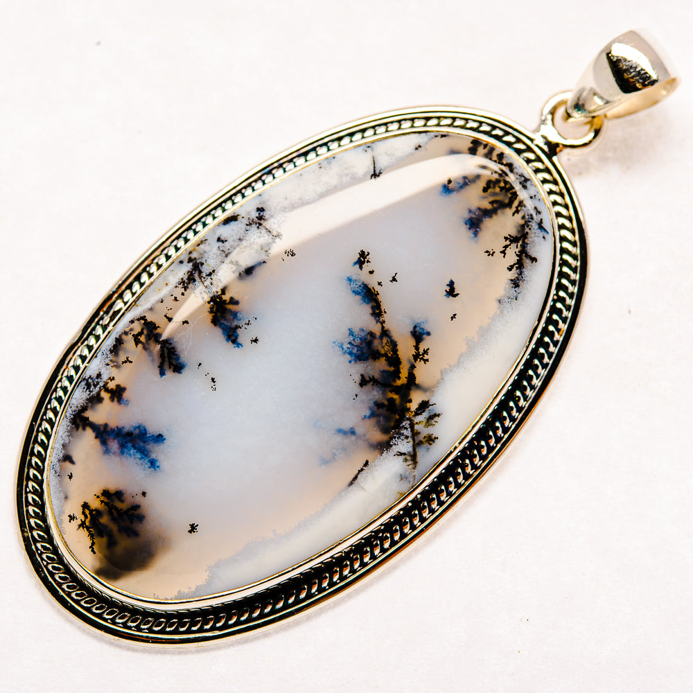 Dendritic Opal Pendants handcrafted by Anasilvercos - PD22110 - Photo 2