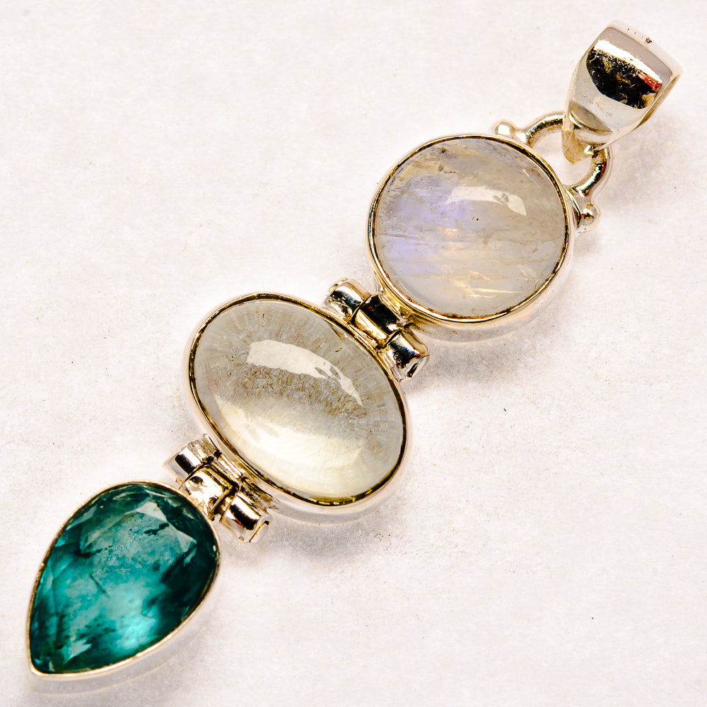 Aquamarine Pendants handcrafted by Anasilvercos - PD22128