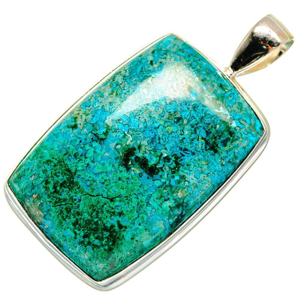 Chrysocolla Pendants handcrafted by Anasilvercos - PD22140 - Photo 2