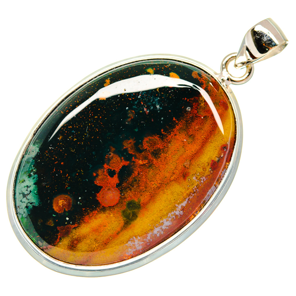 Ocean Jasper Pendants handcrafted by Anasilvercos - PD22142 - Photo 2