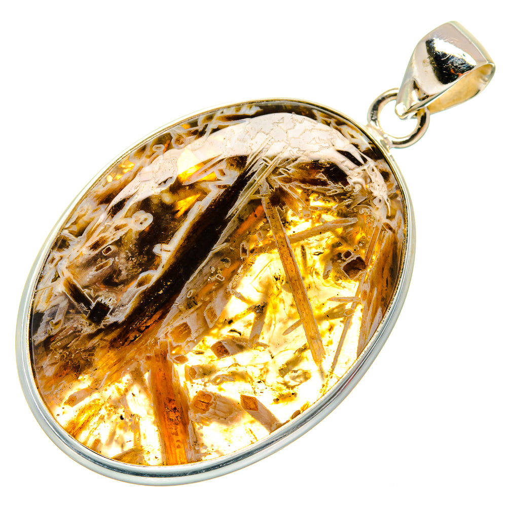 Turkish Tube Agate Pendants handcrafted by Anasilvercos - PD22145 - Photo 2