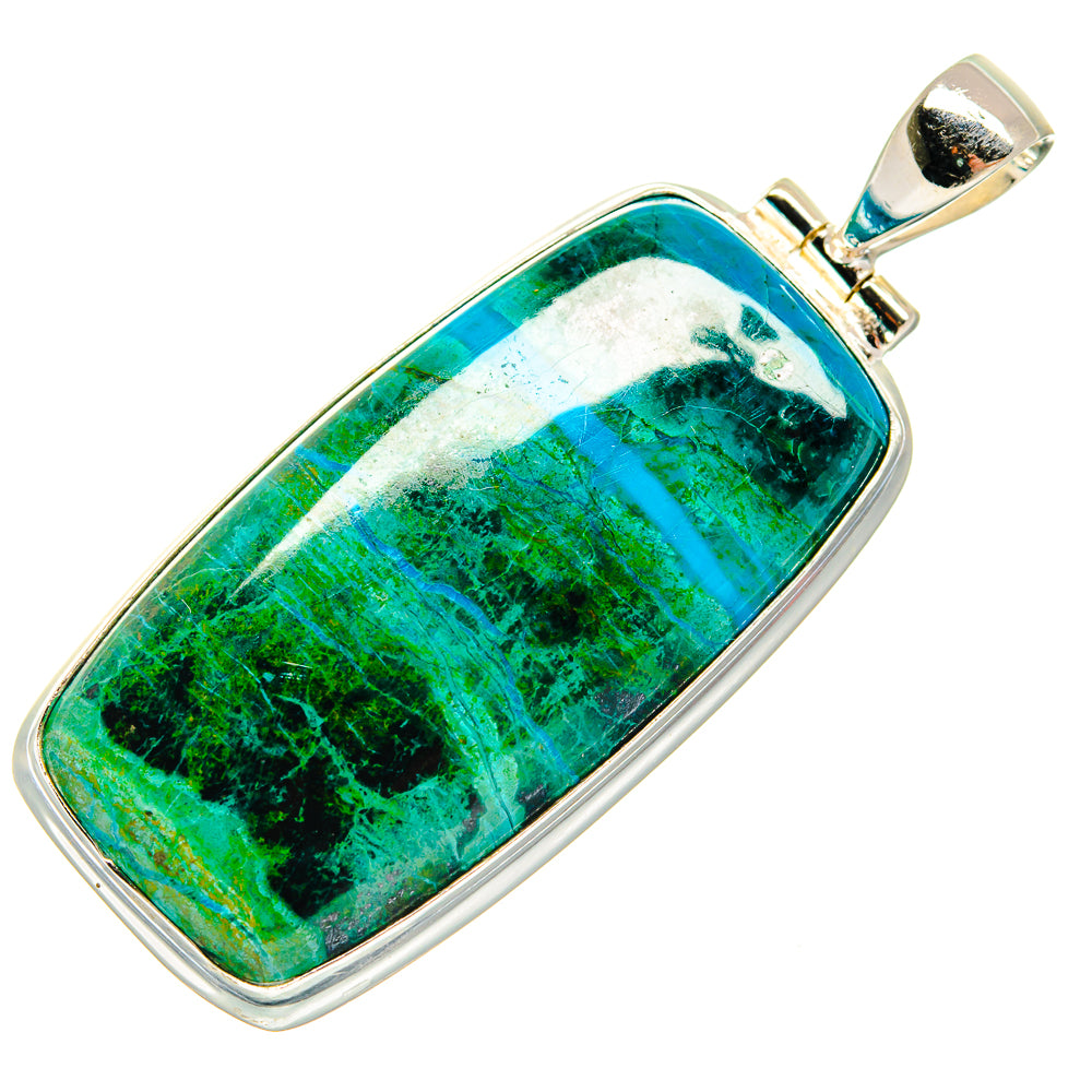 Chrysocolla Pendants handcrafted by Anasilvercos - PD22146