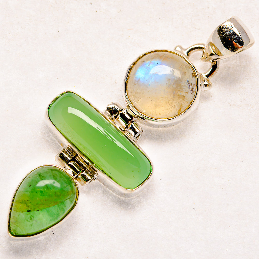 Chrysoprase Pendants handcrafted by Anasilvercos - PD22173