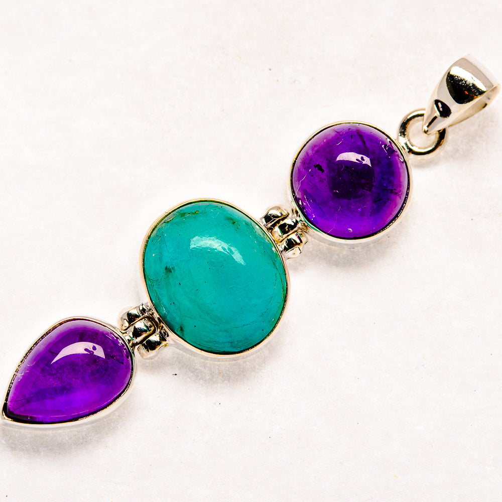 Chrysocolla Pendants handcrafted by Anasilvercos - PD22180
