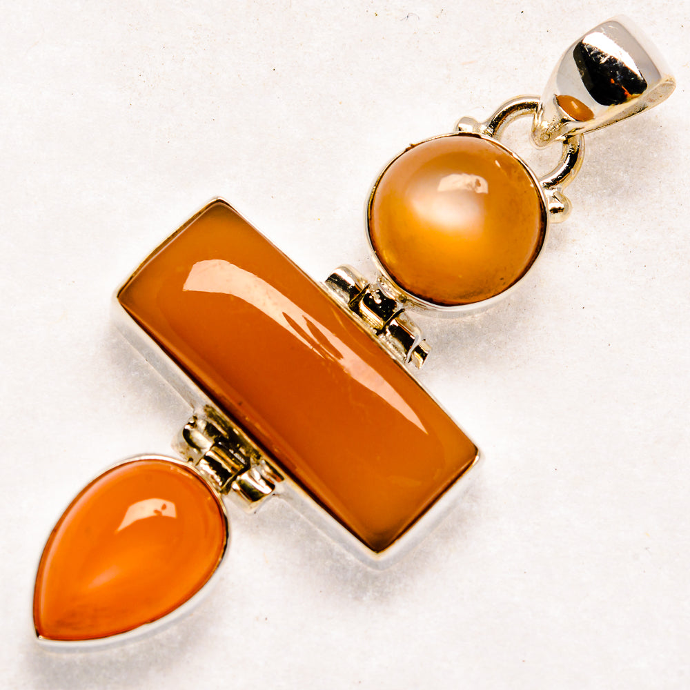 Sunstone Pendants handcrafted by Anasilvercos - PD22181