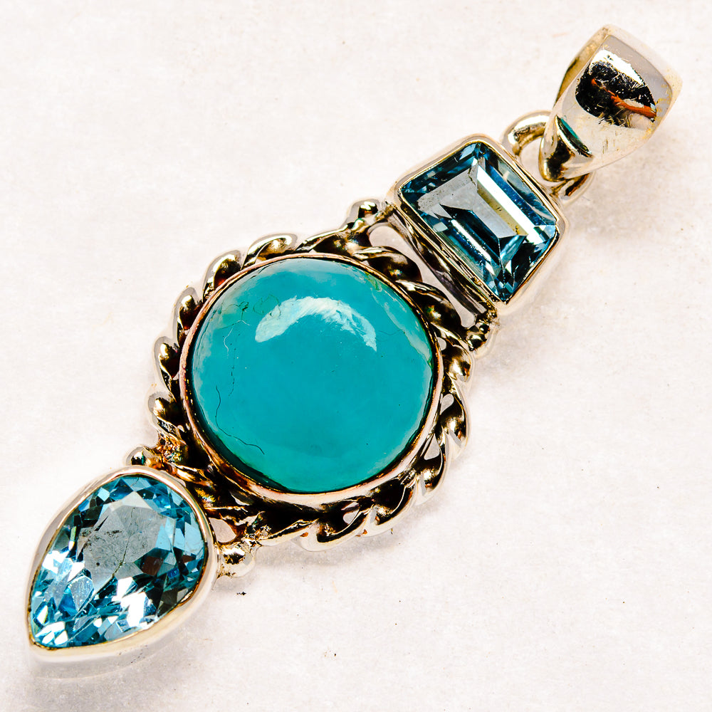 Larimar Pendants handcrafted by Anasilvercos - PD22183