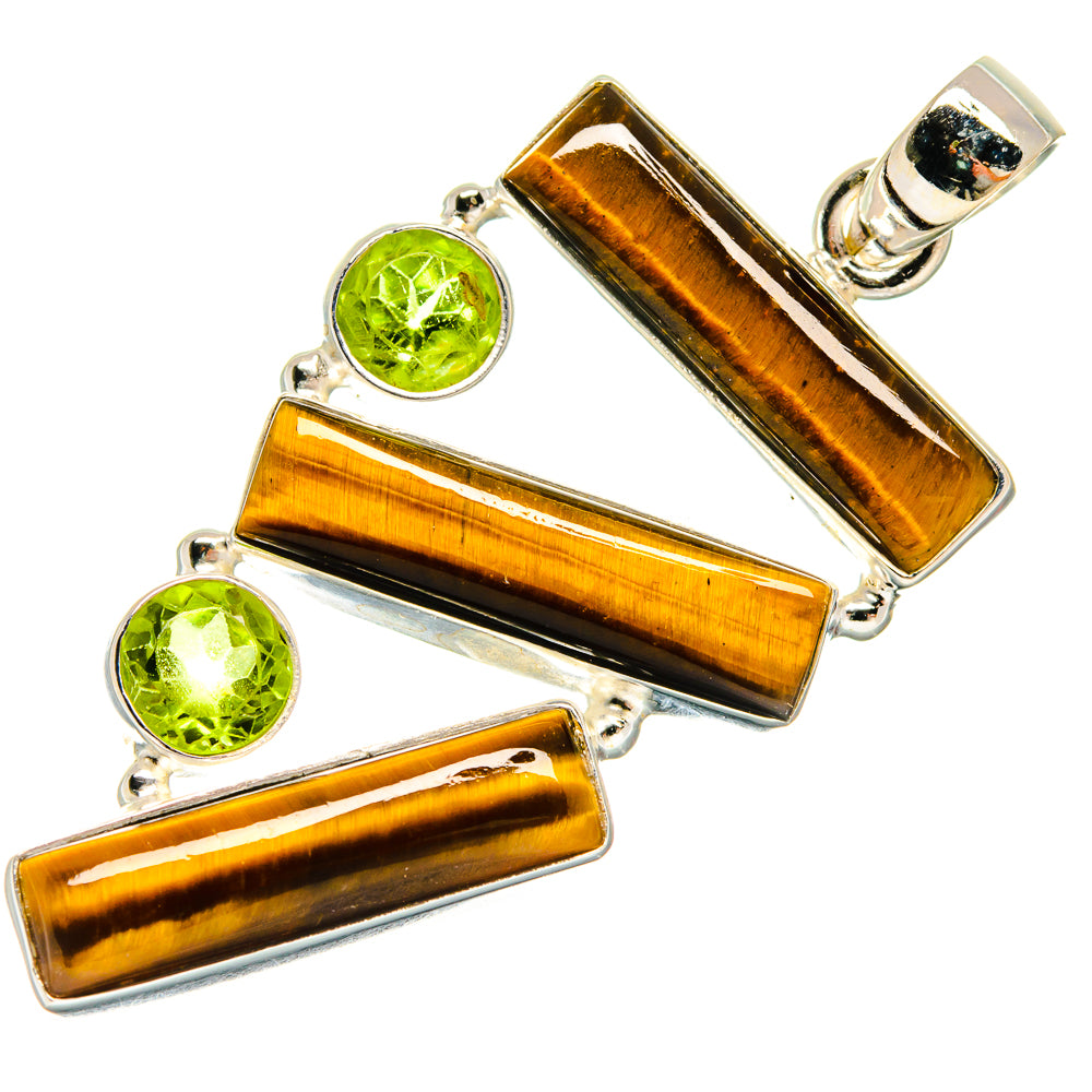 Tiger Eye Pendants handcrafted by Anasilvercos - PD22188 - Photo 2