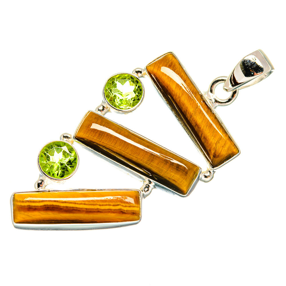 Tiger Eye Pendants handcrafted by Anasilvercos - PD22189