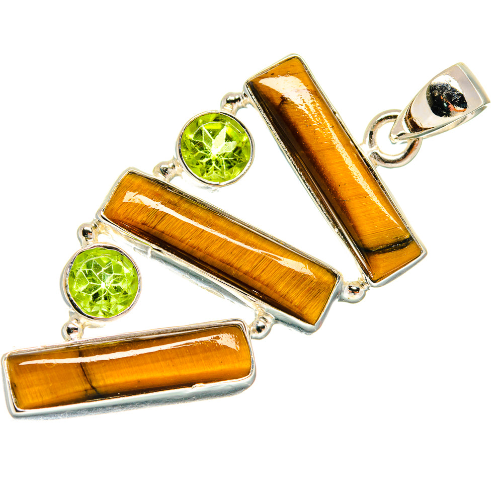 Tiger Eye Pendants handcrafted by Anasilvercos - PD22190