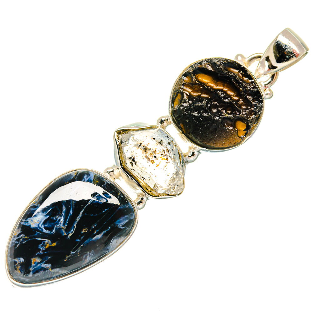 Pietersite Pendants handcrafted by Anasilvercos - PD22192 - Photo 2