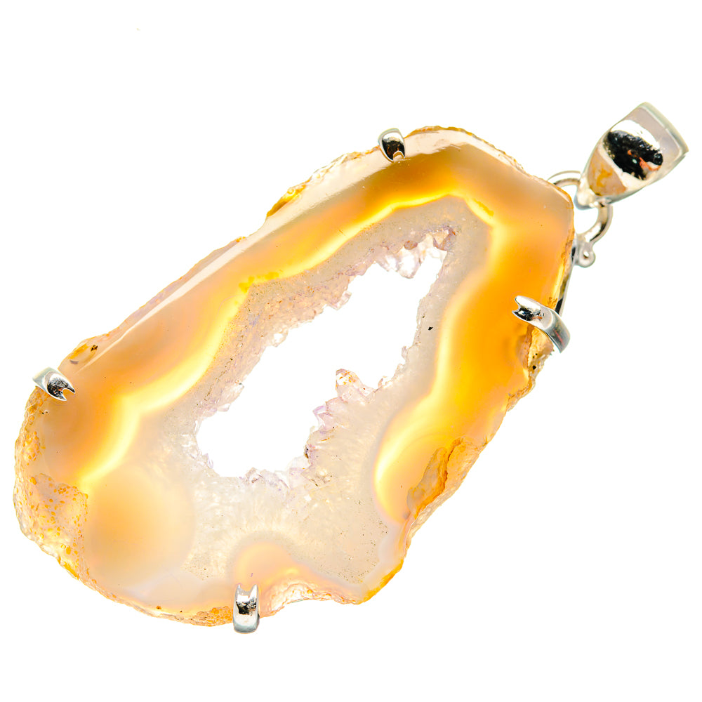 Geode Slice Pendants handcrafted by Anasilvercos - PD22201 - Photo 2