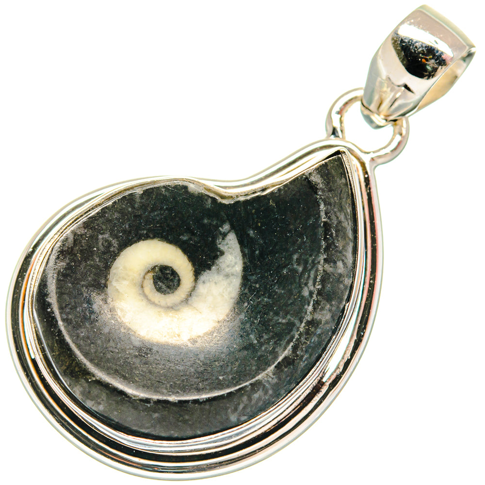 Pinolith Jasper Fossil Pendants handcrafted by Anasilvercos - PD22221