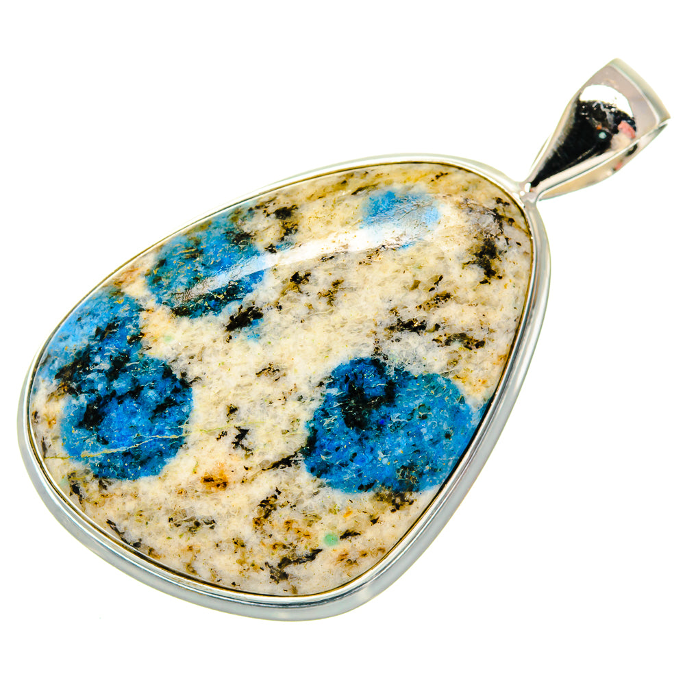 K2 Blue Azurite Pendants handcrafted by Anasilvercos - PD22222 - Photo 2