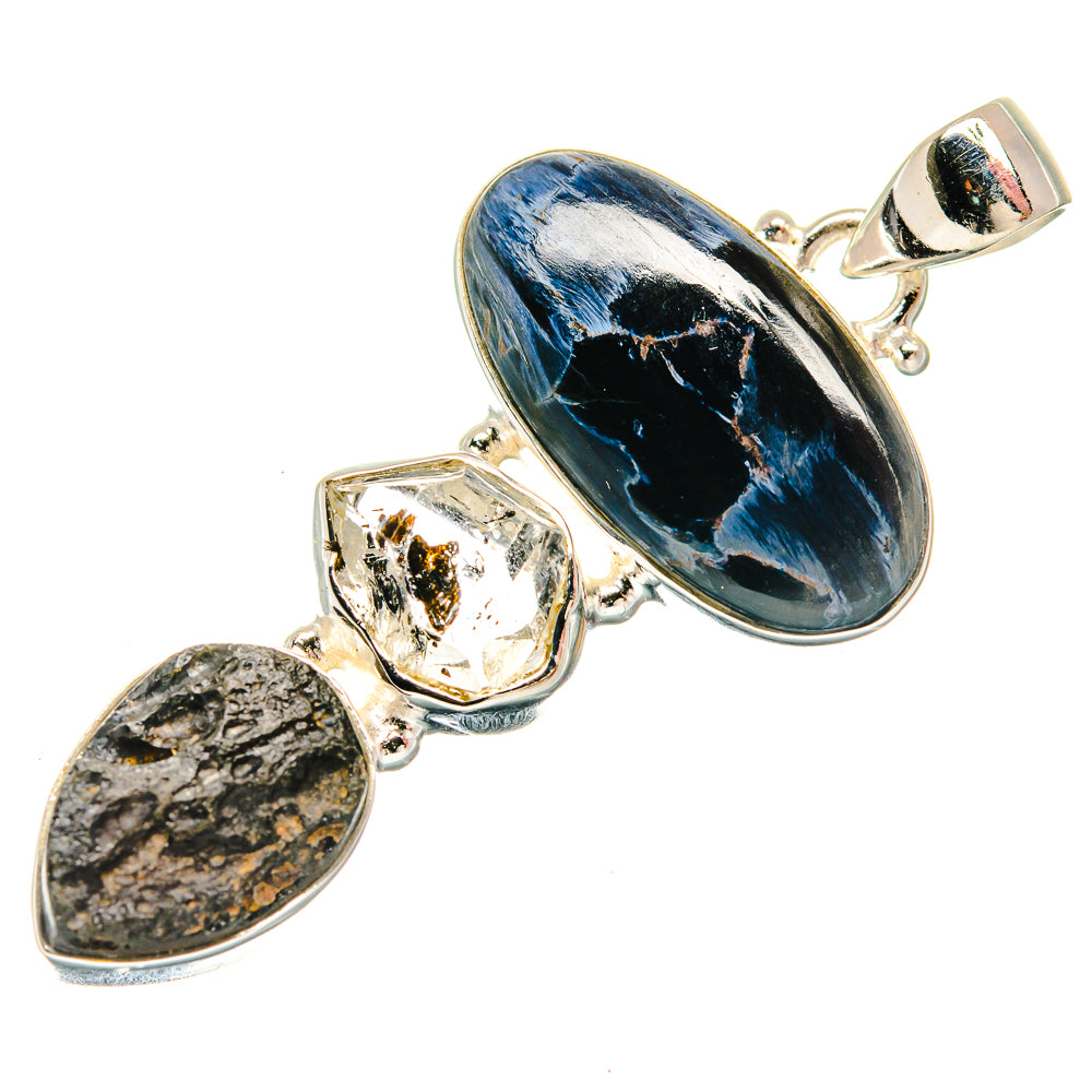 Pietersite Pendants handcrafted by Anasilvercos - PD22229 - Photo 2
