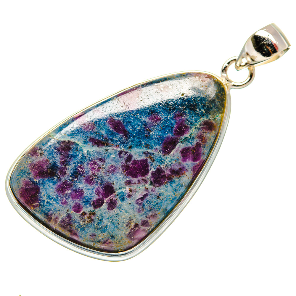 Ruby Fuchsite Pendants handcrafted by Anasilvercos - PD22261