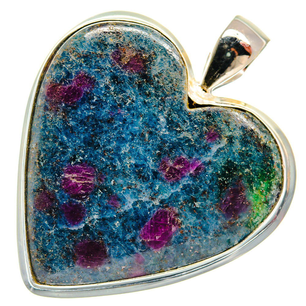Ruby Fuchsite Pendants handcrafted by Anasilvercos - PD22264