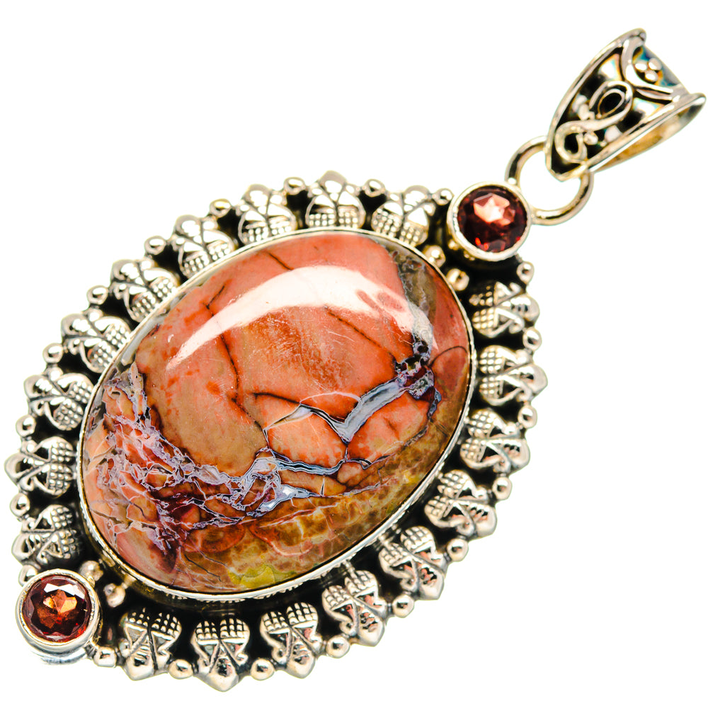 Butterfly Jasper Pendants handcrafted by Anasilvercos - PD22282