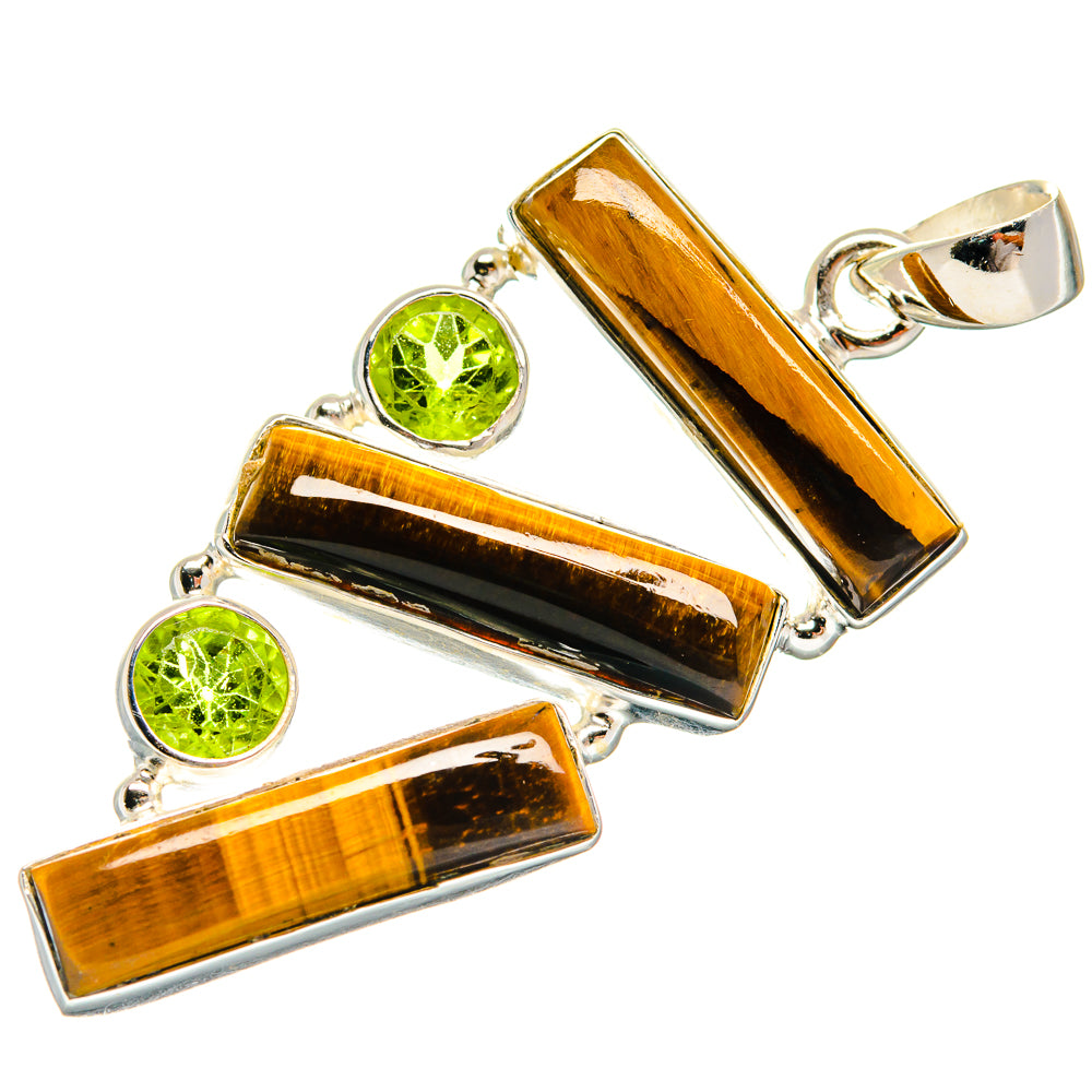 Tiger Eye Pendants handcrafted by Anasilvercos - PD22291 - Photo 2