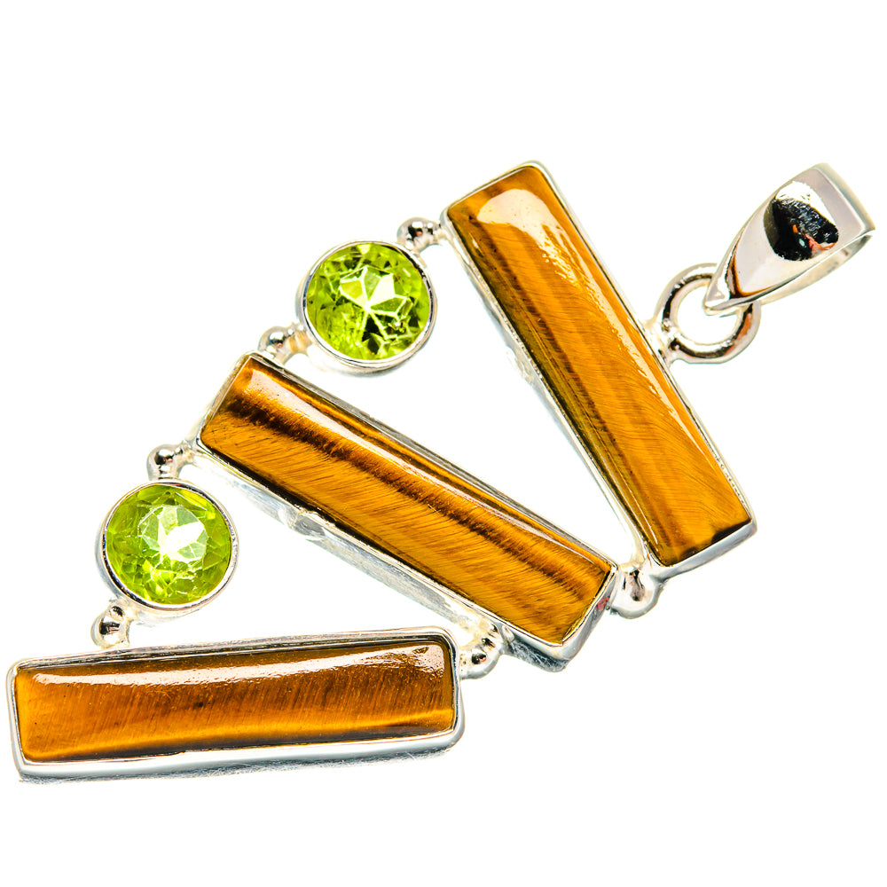 Tiger Eye Pendants handcrafted by Anasilvercos - PD22292 - Photo 2