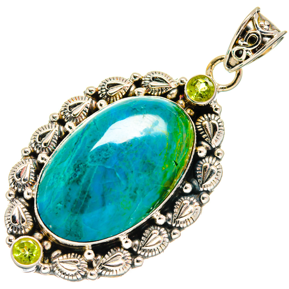 Chrysocolla Pendants handcrafted by Anasilvercos - PD22294