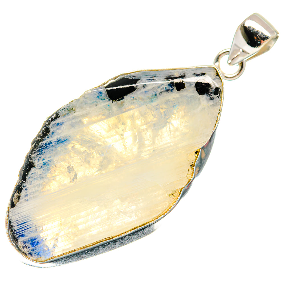 Rainbow Moonstone Pendants handcrafted by Anasilvercos - PD22302 - Photo 2