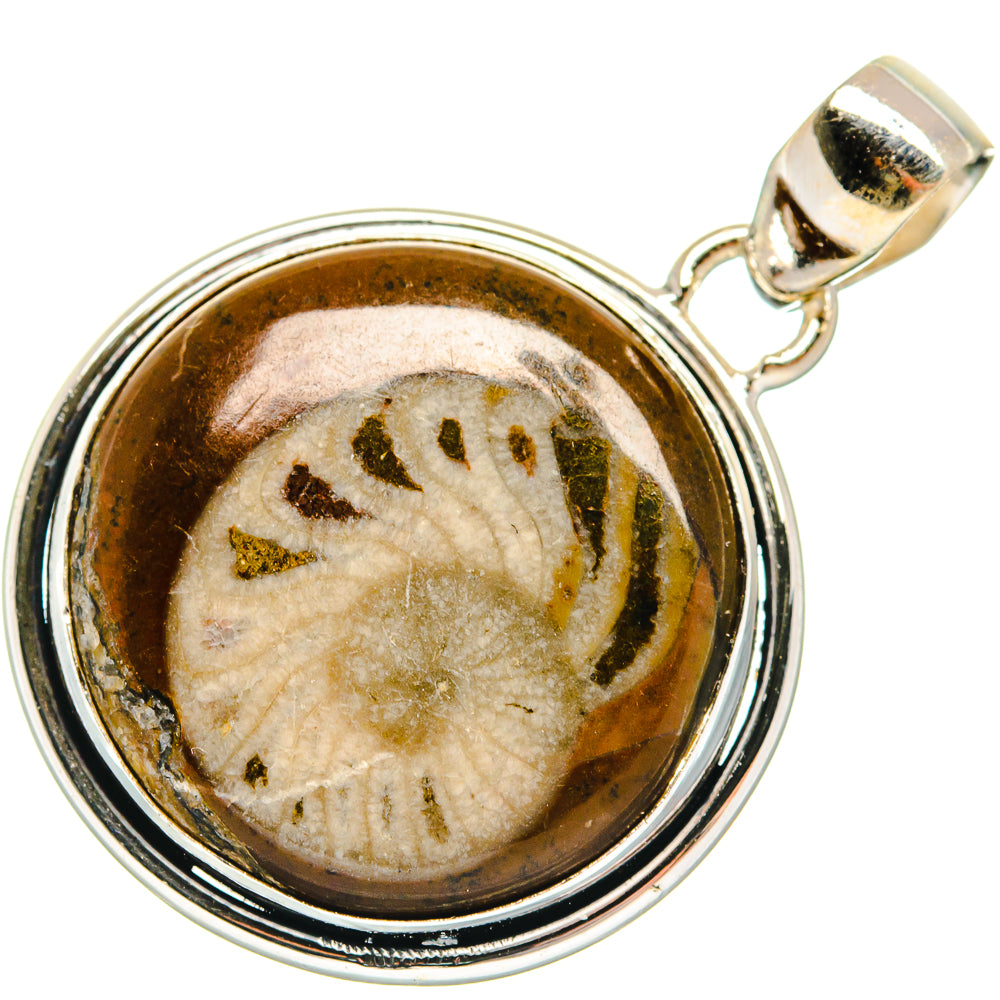 Turritella Agate Pendants handcrafted by Anasilvercos - PD22311 - Photo 2