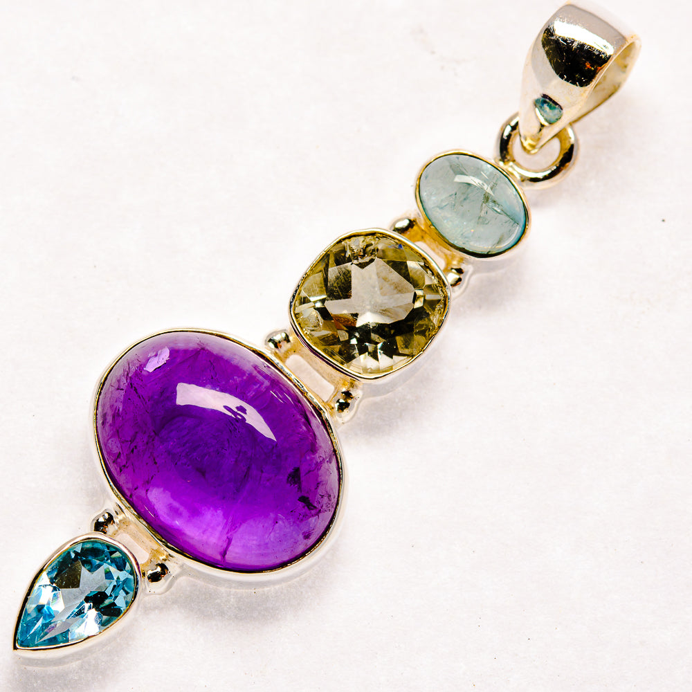 Amethyst Pendants handcrafted by Anasilvercos - PD22315