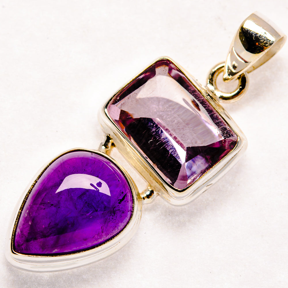 Amethyst Pendants handcrafted by Anasilvercos - PD22319