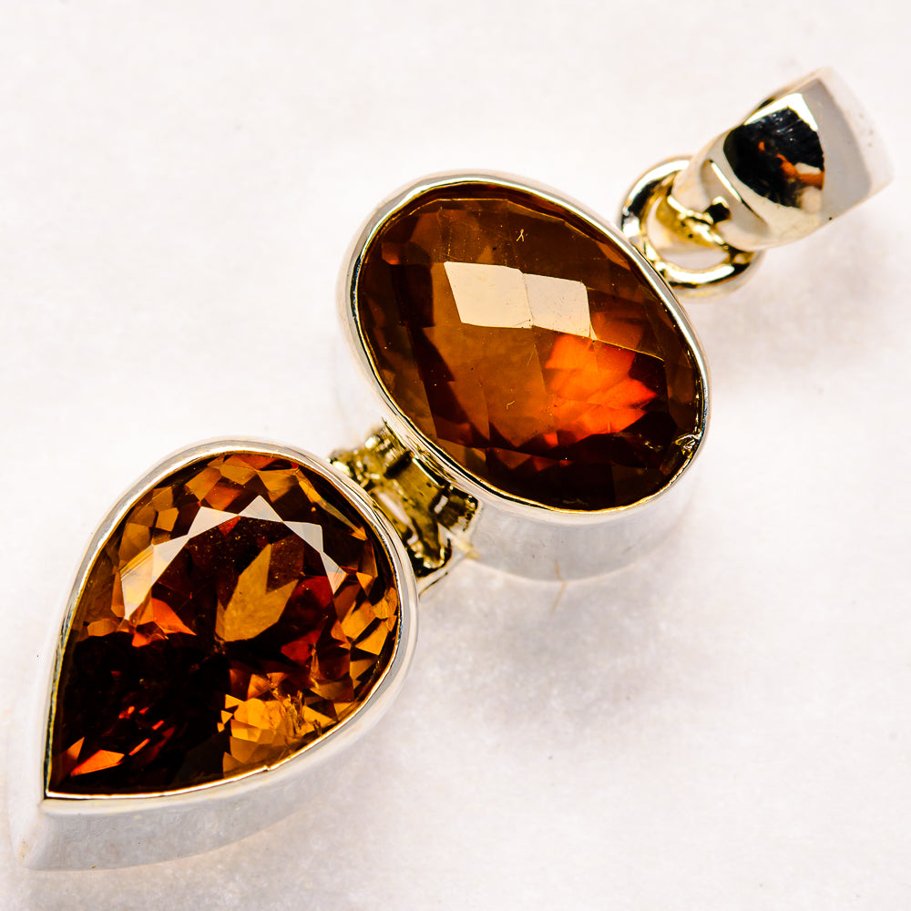 Smoky Quartz Pendants handcrafted by Anasilvercos - PD22321