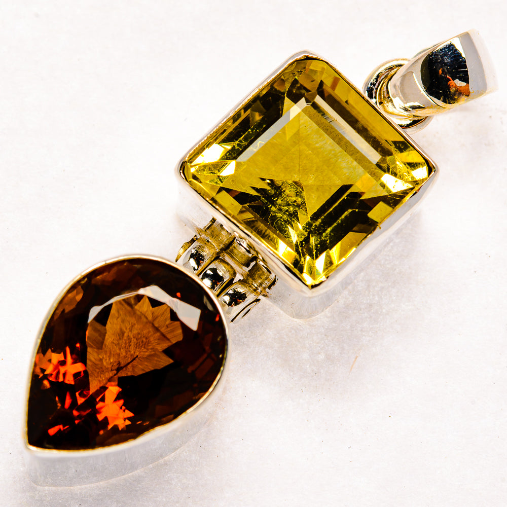 Smoky Quartz Pendants handcrafted by Anasilvercos - PD22327
