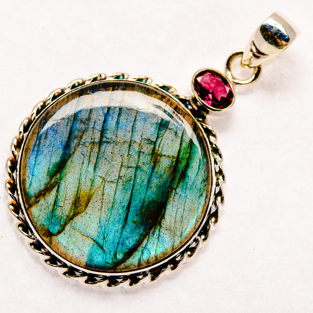 Labradorite Pendants handcrafted by Anasilvercos - PD22353 - Photo 2