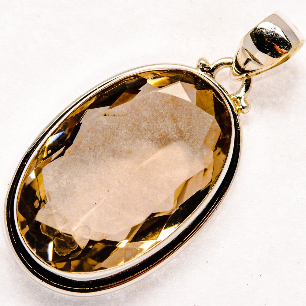 Smoky Quartz Pendants handcrafted by Anasilvercos - PD22361