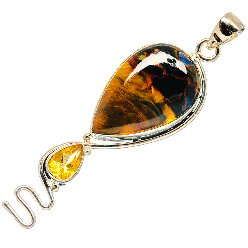 Golden Pietersite Pendants handcrafted by Anasilvercos - PD22374
