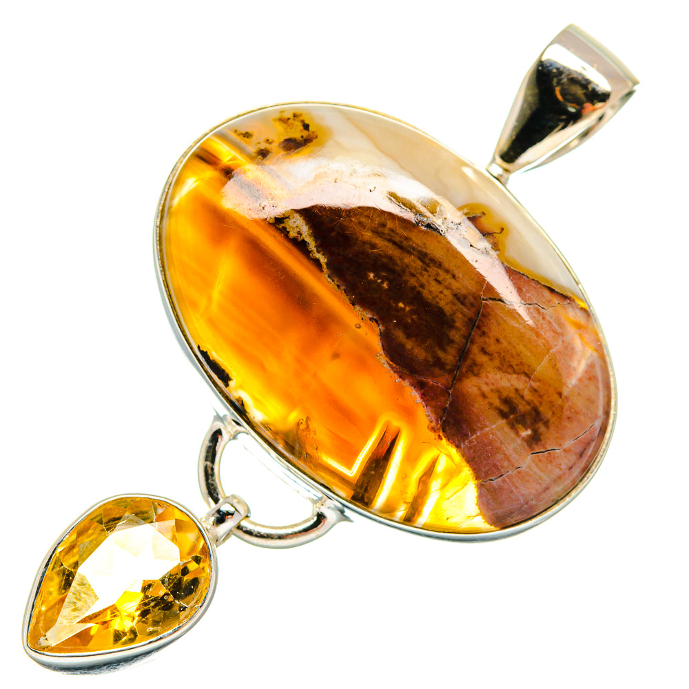 Butterfly Jasper Pendants handcrafted by Anasilvercos - PD22375 - Photo 2