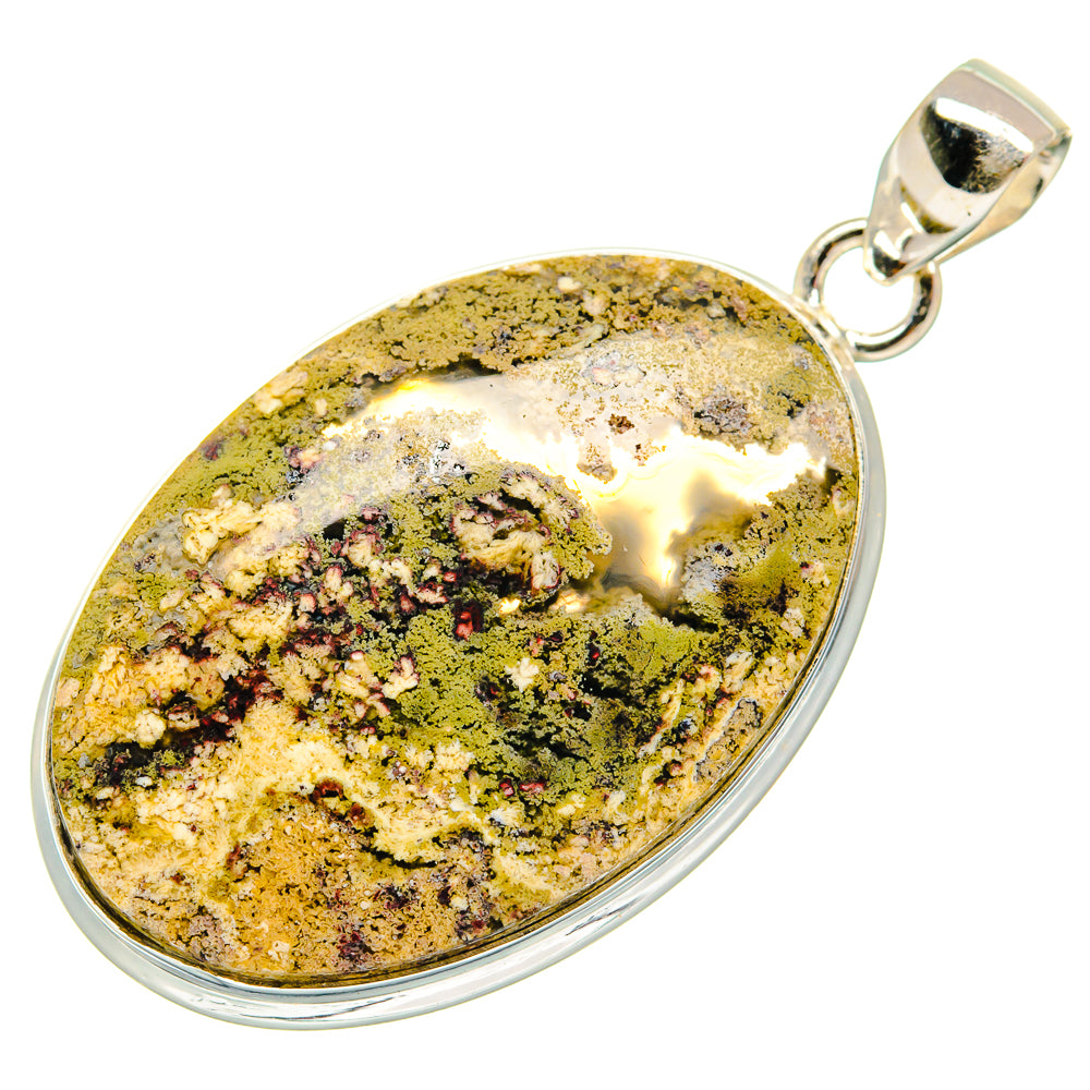 Indonesian Plume Agate Pendants handcrafted by Anasilvercos - PD22394 - Photo 2