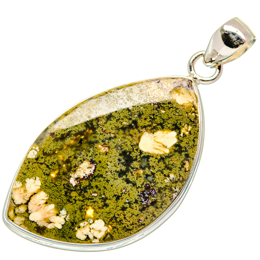 Indonesian Plume Agate Pendants handcrafted by Anasilvercos - PD22395 - Photo 2