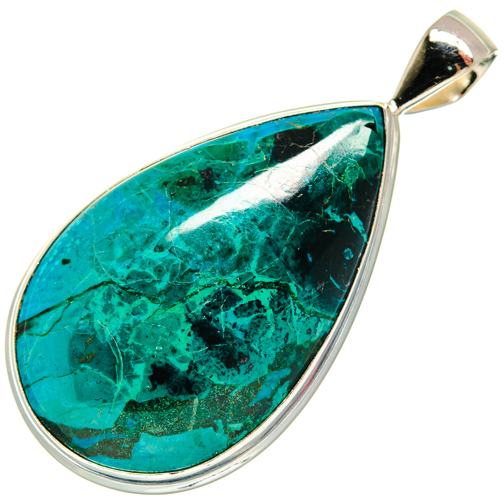 Chrysocolla Pendants handcrafted by Anasilvercos - PD22396 - Photo 2