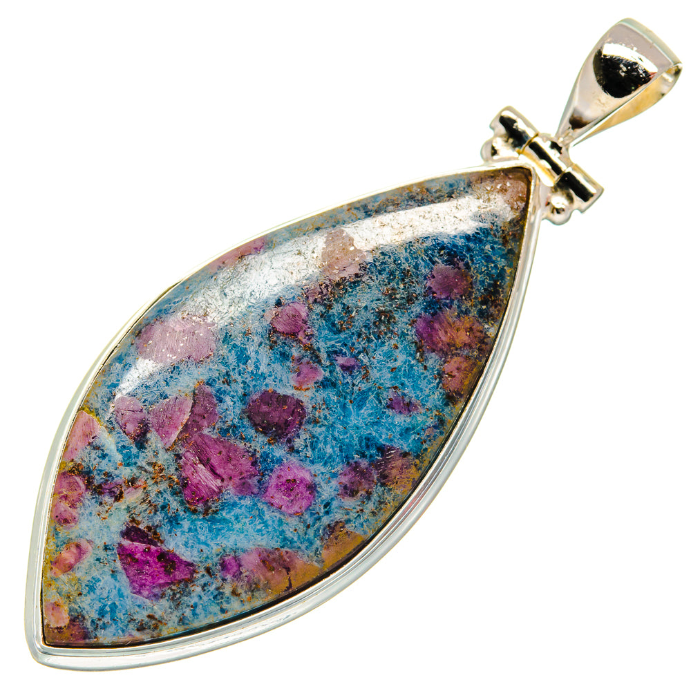 Ruby Fuchsite Pendants handcrafted by Anasilvercos - PD22402
