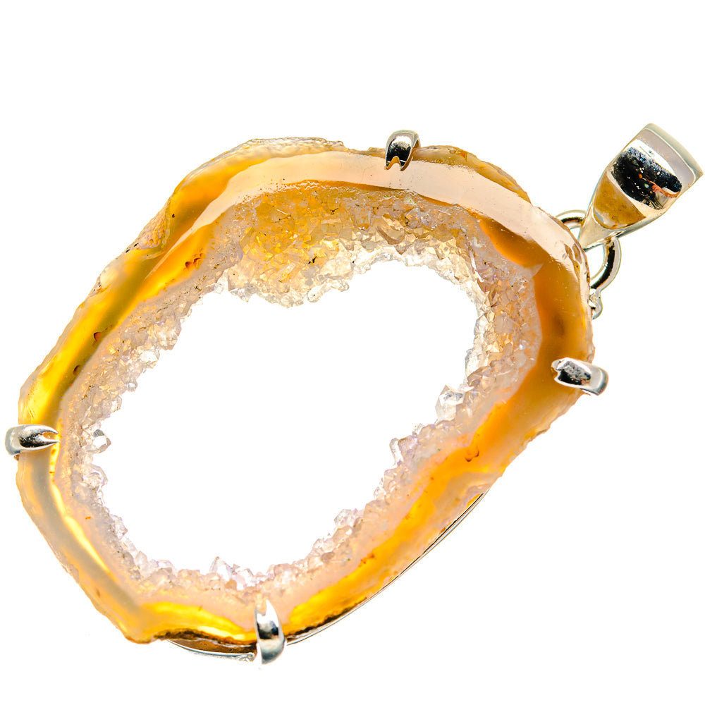 Geode Slice Pendants handcrafted by Anasilvercos - PD22403 - Photo 2