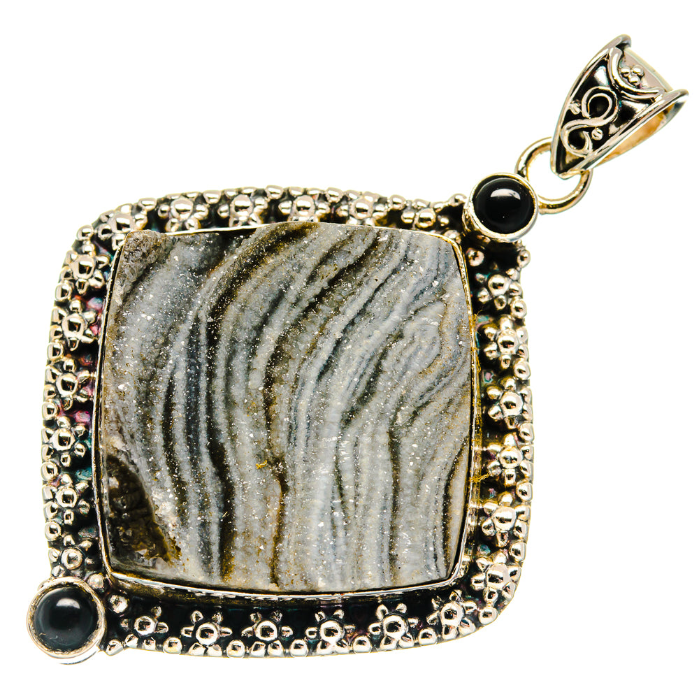Desert Druzy Pendants handcrafted by Anasilvercos - PD22404 - Photo 2